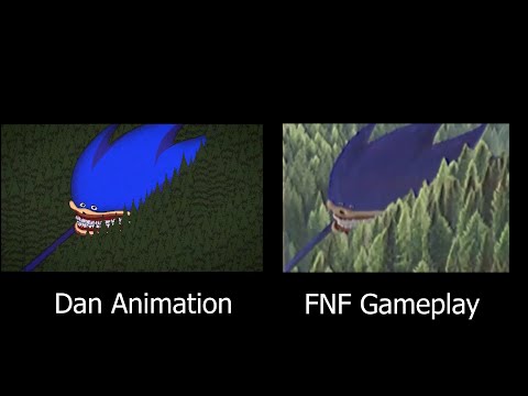 Shin Sonic Part 2 | Game/Cover x FNF Animation Comparison