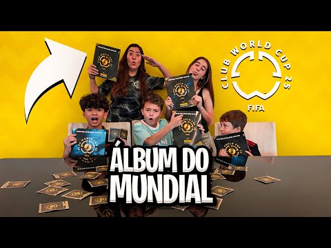 ABRINDO FIGURINHAS DO ÁLBUM DO MUNDIAL DE CLUBES!🔥⚽️ QUEM CONSEGUE AS MELHORES???