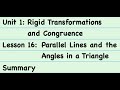 Triangle Angles and Properties