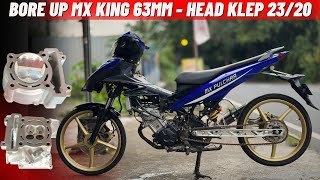 BORE UP MX KING PISTON 63MM HARIAN