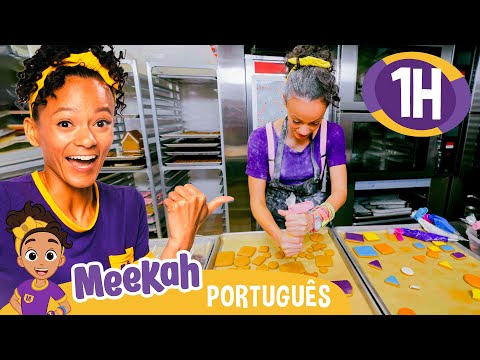 Meekah Gosta de Biscoitos de Gengibre | 💜Olá Meekah!💜| Amigos do Blippi Brasil | Videos Educativos