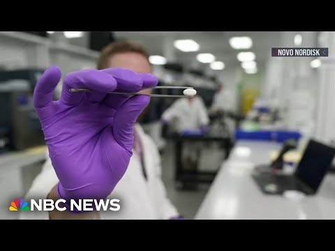 YouTube video thumbnail: Novo Nordisk Aims for FDA Approval of Weight Loss Pill
