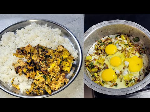 పచ్చి మిపకాయల తో కోడిగుడ్డు FRY ఇలా చేయండి 😋 || Green Chilli Egg Fry || Egg Fry