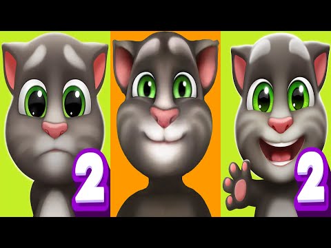 My Talking Tom2 vs My Talking Tom vs My Talking Tom2 |My Tom Gameplay Tom Tribal Fur Ep4156