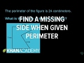 Finding Missing Side Lengths with Perimeter