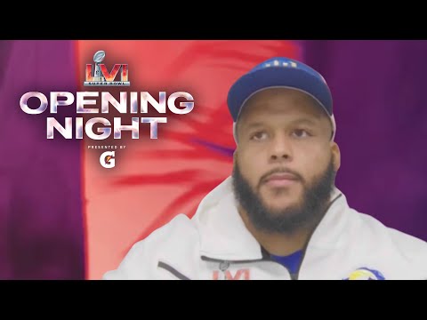 Aaron Donald Speaks at Rams Opening Night video clip