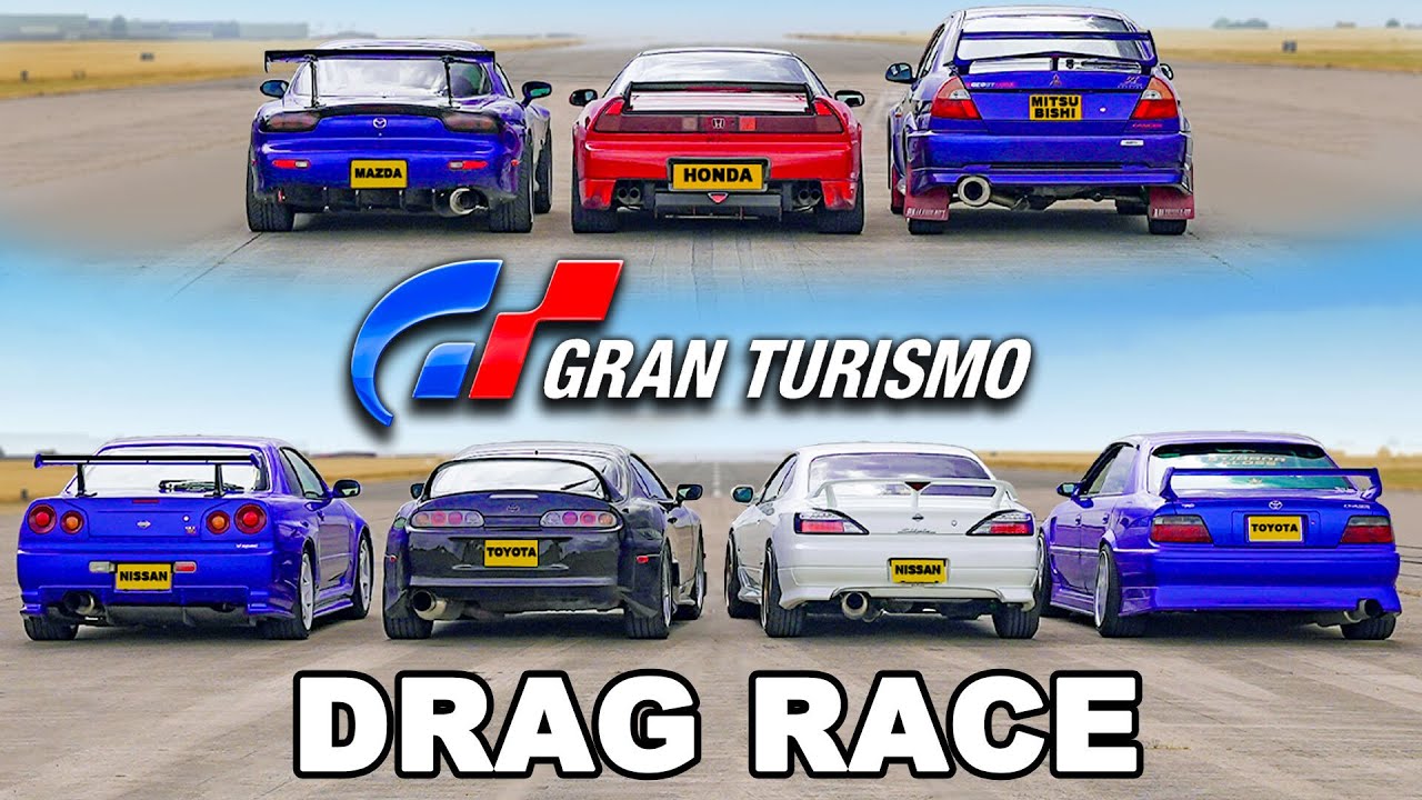 Gran Turismo DRAG RACE. In real life!