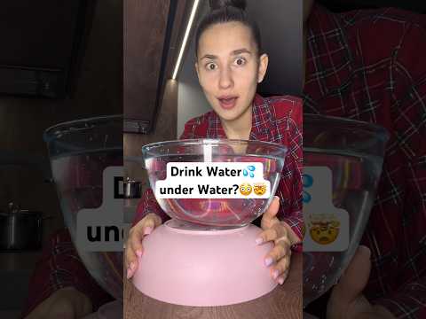 Can you actually drink water under water? ๐คฏ๐ฆI had to test this myselfโฆ #experiment #viral