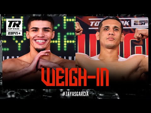 Xander Zayas vs Jorge Garcia  | WEIGH-IN
