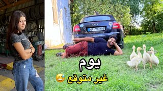 حولت مخزن قديم إلى جيم 💪 وصليحت سيارتي عند بنت جميلة 🚗😅| الريف الاوكراني | مصطفى ستار 