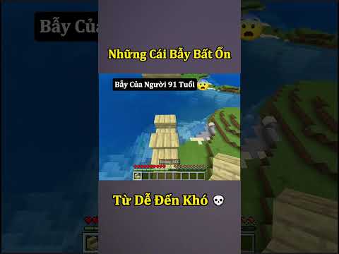 Những Cái Bẫy Siêu Bất Ổn Trong Minecraft 🤣 #shorts