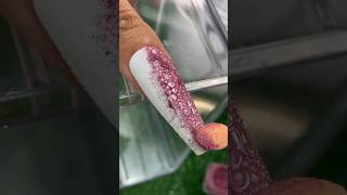 Nail Art with Bubbles and Chrome 🛁 ilysmnails . com #nails #nailart #beautyhacks #satisfying