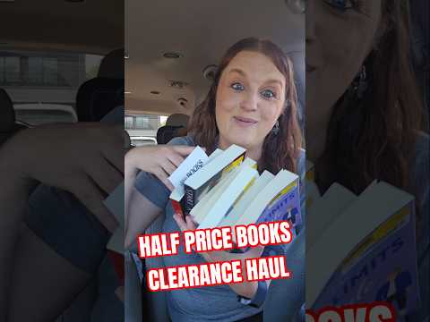 Always Love the Clearance Section at Half Price Books #halfpricedbooks #halfpricebookshaul