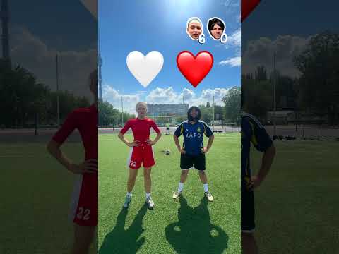 Цвета клуба челлендж ! Вика VS Сабина ⚽️🔥 #футбол