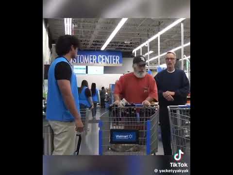 Ridiculous Wal-Mart employee SHOCKS Customer checking the receipt