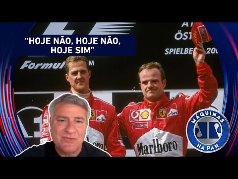 Cleber Machado detalha sobre dia em que Barrichello cedeu vitória a Schumacher | MÁQUINAS NA PAN