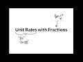 Unit Rates and Reciprocal Concepts