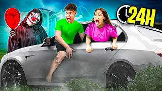 PASSAMOS 24H DENTRO DE UM CARRO! *fomos observados*
