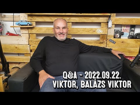 Speedzone Q&A: Balázs Viktor 2022.09.22.