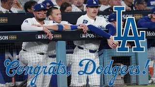 Congrats, Dodgers! (2026)