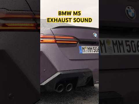 Listen to the BMW M5 EXHAUST SOUND!