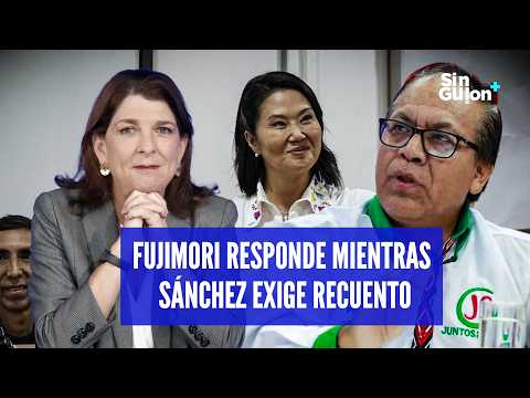 ¿PODRÁ ROBERTO SÁNCHEZ REVERTIR LA VENTAJA DE KEIKO FUJIMORI? | SIN GUION CON ROSA MARÍA PALACIOS