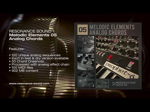 Melodic Elements 05  - Analog Chords | House & Techno Sequences