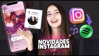 NOVIDADES no INSTAGRAM! Música em tempo real, mudar ordem das fotos e mais!