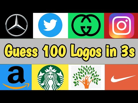 Guess 100 Logos in 3 Seconds (Logo Quiz) #5