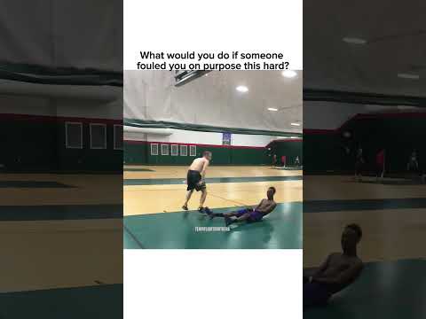This guy is crazy for that hard foul 🤯 #teamflightbrothers