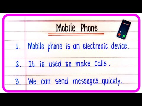 10 Lines On Mobile Phone In English | Essay On Mobile Phone | Mobile Phone Essay In English