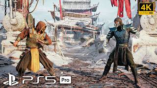 (PS5 PRO) Mortal Kombat II Movie - Scorpian VS Sub-Zero VS Johnny Cage VS Kitana  Gameplay[4K60 FPS]