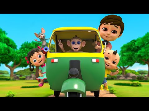 बंदर का ऑटो चले गोल गोल गोल | Bandar Ka Auto | Popular Nursery Rhymes