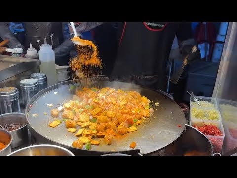 Hot & Spicy ! Pan-Fried Crispy Shrimp Paste - Chinese Street Food