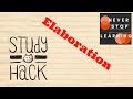 Understanding Elaboration Techniques