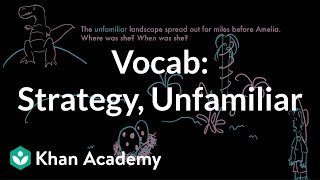 Strategy, Unfamiliar | Vocabulary | Khan Academy