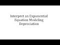Understanding Exponential Decay in Car Value