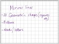 Lines of Symmetry in Shapes