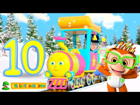 Christmas Number Train 123, Xmas Song And Nursery Rhyme for Kids