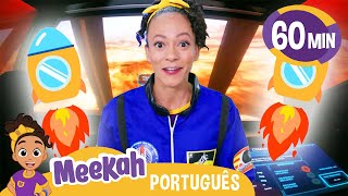 Meekah vai para o espaço! | 💜Olá Meekah!💜| Amigos do Blippi Brasil  | Videos Educativos