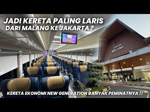 KERETA PALING WORTH IT & BANYAK DIMINATI‼️Naik KA Majapahit Ekonomi New Generation Malang - Jakarta