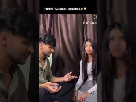 Tag your favourite jodi❤️#trending #youtube #shortsfeed #funny #ruhi #harshit