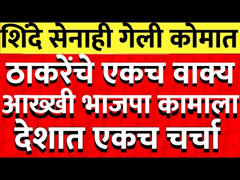 ठाकरेंचा एकच वार,भाजपमध्ये संतापाची लाट ठाकरेंच्या वक्तव्याने देशात नाचक्की @ShivSenaUBTOfficial  