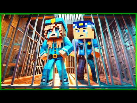 MİNECRAFT KEREM KOMİSER HAPSE GİRDİ 😱😱 Minecraft Zengin Fakir Hayatı