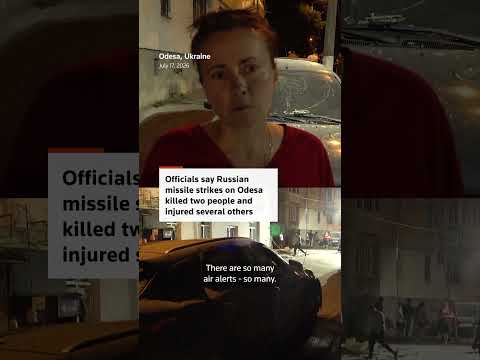 Russian strikes on Ukraine's Odesa kill at least two