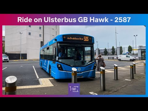 Ride on Translink Ulsterbus Wright GB Hawk (2587)