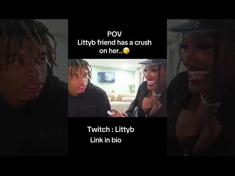 LOOK AT THIS BOY TALKING TO LITTYB .. #littyb