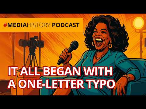 It all began with a one-letter typo. OPRAH WINFREY 🔴 #mediaHISTORY [AUDIO🎙️] PODCAST
