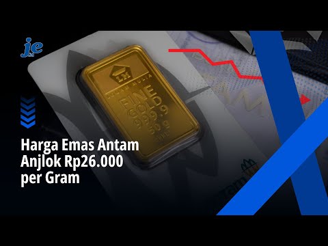 Update: Harga Emas Antam Anjlok Rp26.000!