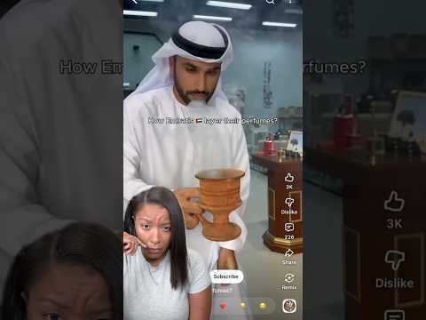 Trying a Arabic tradition called “bakhoor” a perfume that last all day 👀